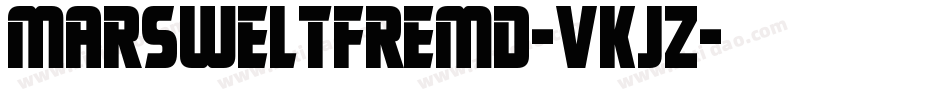 MarsWeltfremd-vKJZ字体转换