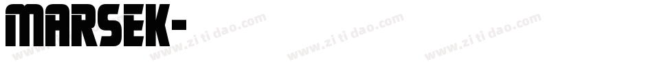 Marsek字体转换