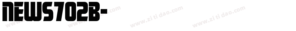 News702b字体转换