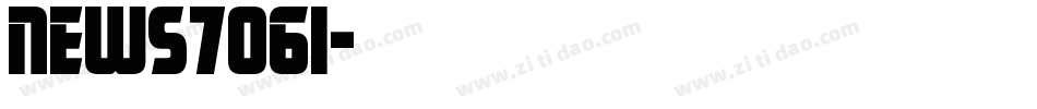 News706i字体转换