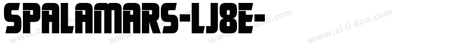 SpalaMars-Lj8E字体转换