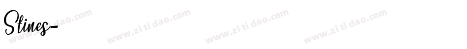 Stines字体转换