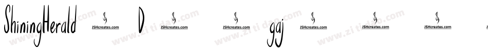 ShiningHerald3D-1gaj字体转换