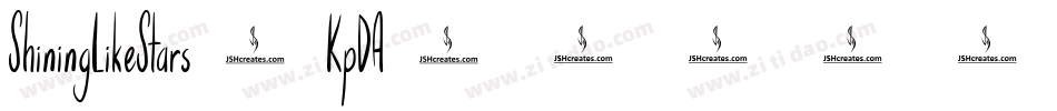 ShiningLikeStars-KpDA字体转换