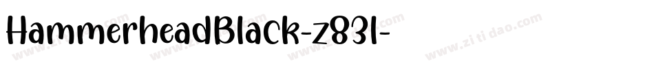 HammerheadBlack-z83l字体转换