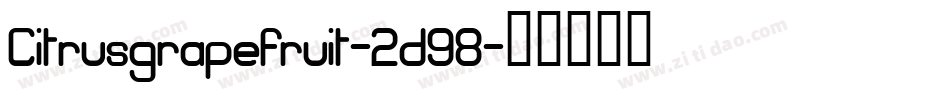 Citrusgrapefruit-2d98字体转换