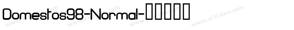 Domestos98-Normal字体转换