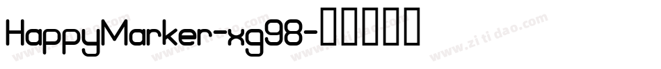 HappyMarker-xg98字体转换