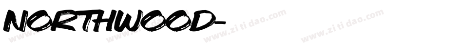 NORTHWOOD字体转换