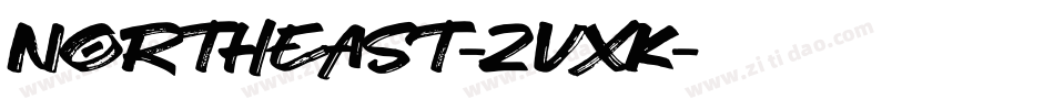Northeast-2VxK字体转换
