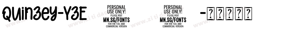Quinzey-YzE52字体转换 Quinzey-YzE52字体转换