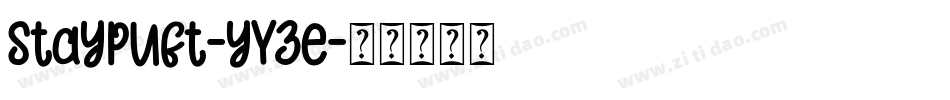 Staypuft-yYze字体转换