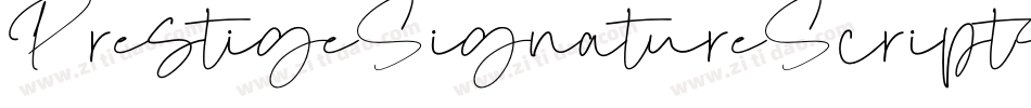 PrestigeSignatureScriptDemo-92z7字体转换