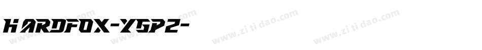 HardFox-yGP2字体转换