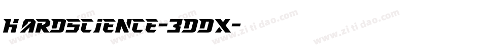 HardScience-3DDX字体转换