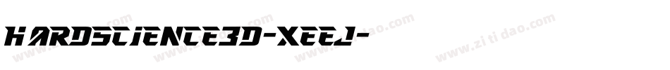HardScience3D-xeej字体转换