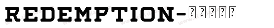 Redemption字体转换