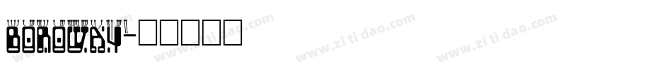 Boroway字体转换