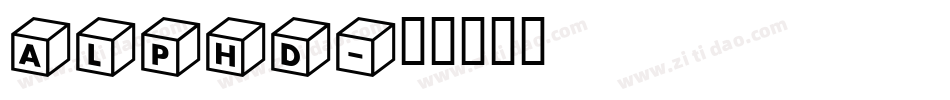 ALPHD字体转换