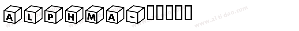 ALPHMA字体转换