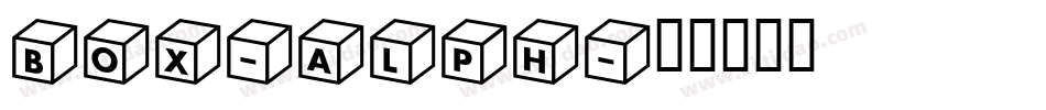 BOX-ALPH字体转换