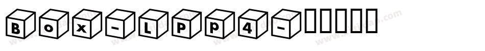 Box-LPp4字体转换