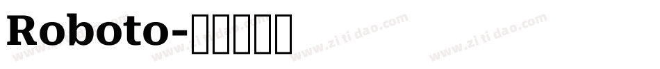 Roboto字体转换