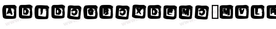 AdidogBoxDemo-MVLRB字体转换