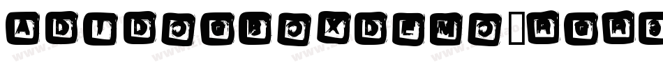 AdidogBoxDemo-rgr98字体转换