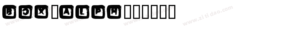 BOX-ALPH字体转换