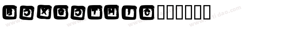 BoxGothic字体转换