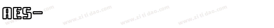 AES字体转换