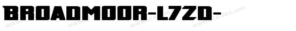Broadmoor-l7zd字体转换