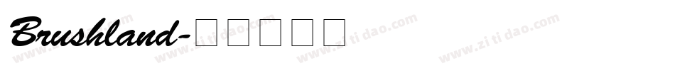 Brushland字体转换