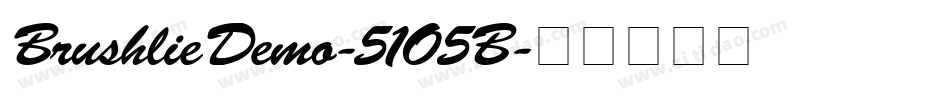 BrushlieDemo-51O5B字体转换