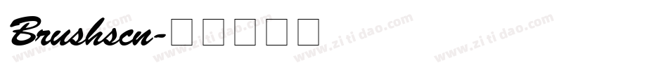 Brushscn字体转换