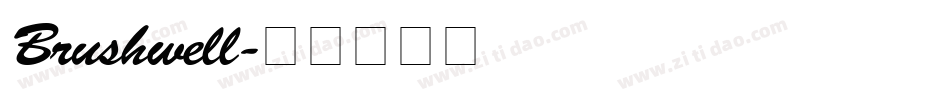 Brushwell字体转换