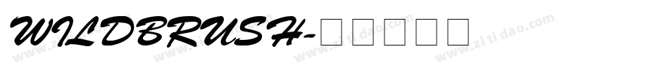 WILDBRUSH字体转换