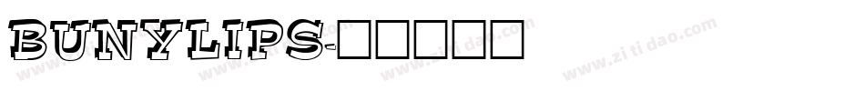 BUNYLIPS字体转换