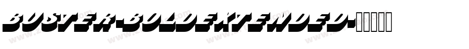 Buster-BoldExtended字体转换