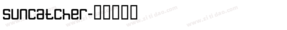 Suncatcher字体转换