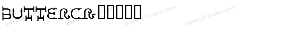BUTTERCR字体转换