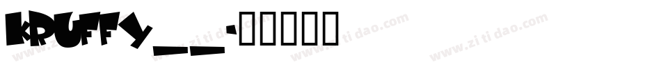 KRUFFY__字体转换