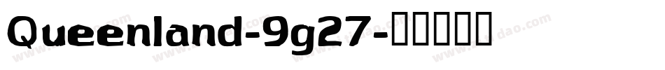 Queenland-9g27字体转换
