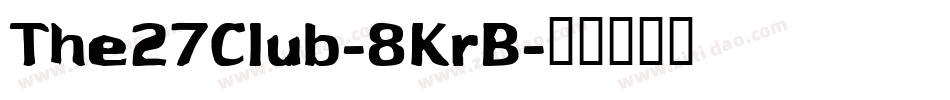 The27Club-8KrB字体转换