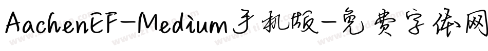 AachenEF-Medium手机版字体转换