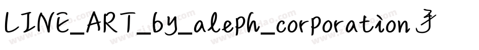 LINE_ART_by_aleph_corporation手机版字体转换