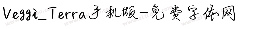 Veggi_Terra手机版字体转换
