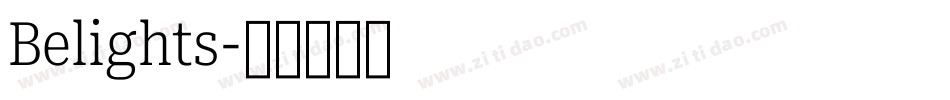 Belights字体转换 Belights字体转换