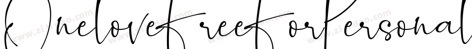 OneloveFreeForPersonalUse-6Yx5g字体转换